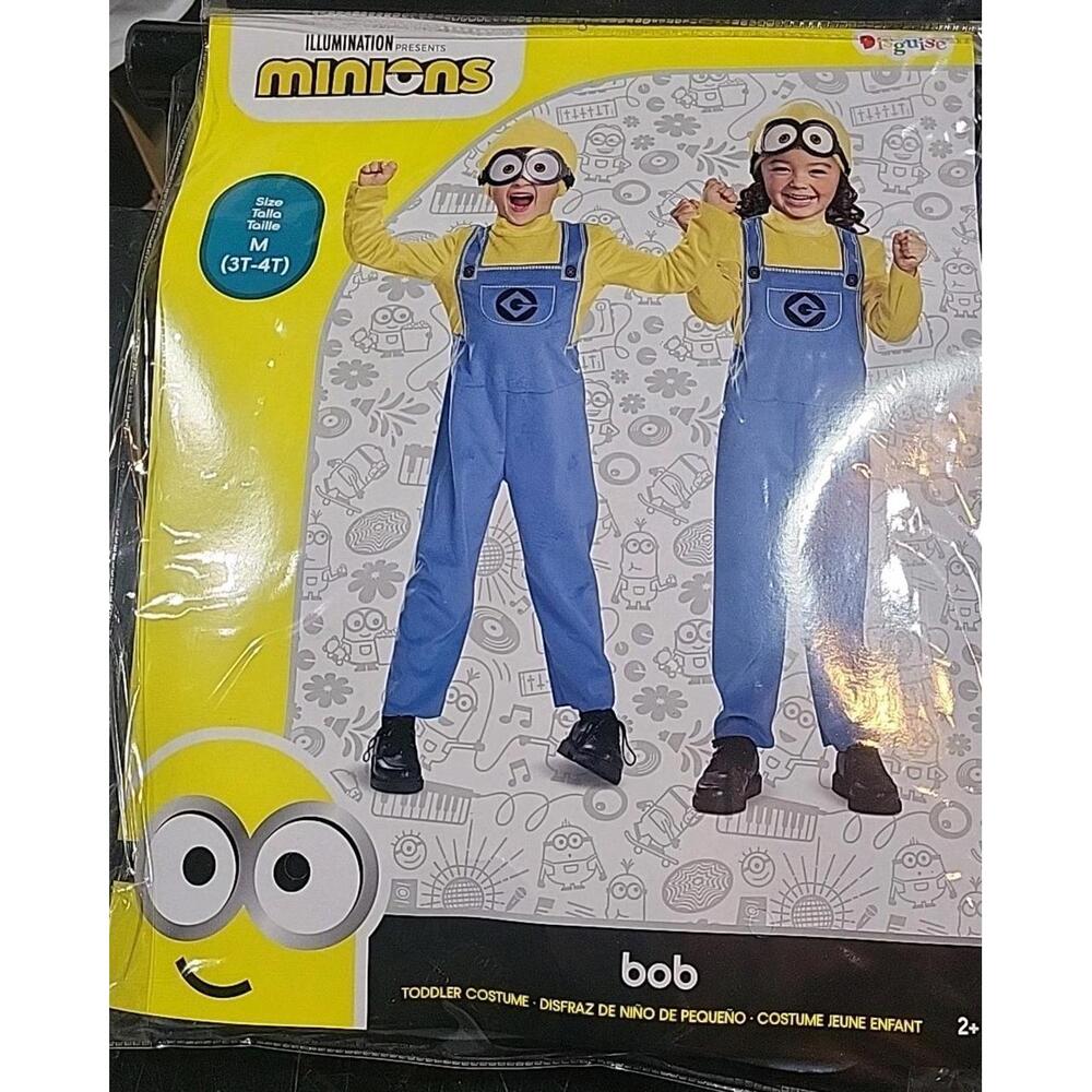 Despicable Me BOB Costume By Disguise Minions Size Child Med 3T-4T